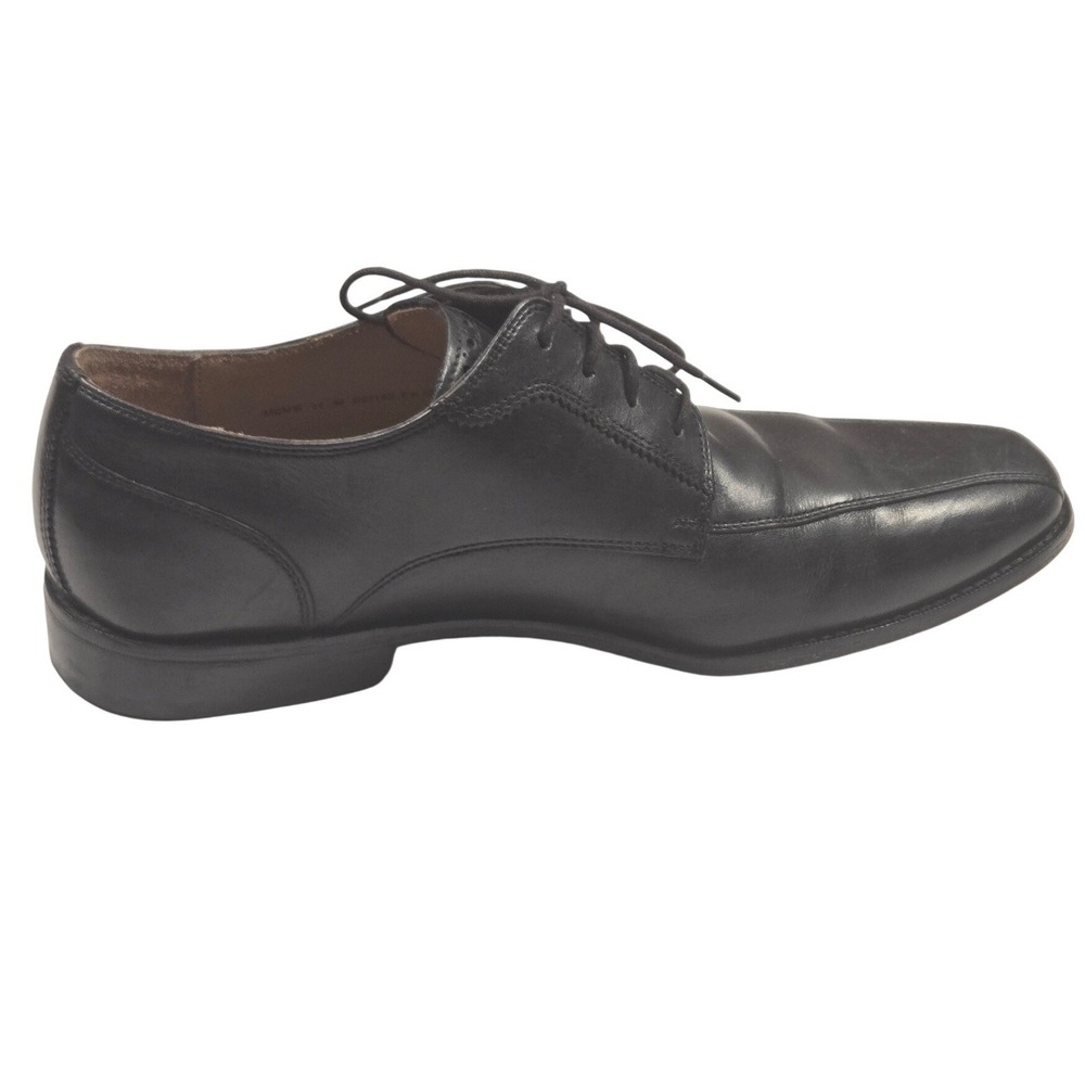 Cole Haan Grand OS Oxford Men 11 Black Good Leather Dress Shoes Square Toe - Picture 8 of 13